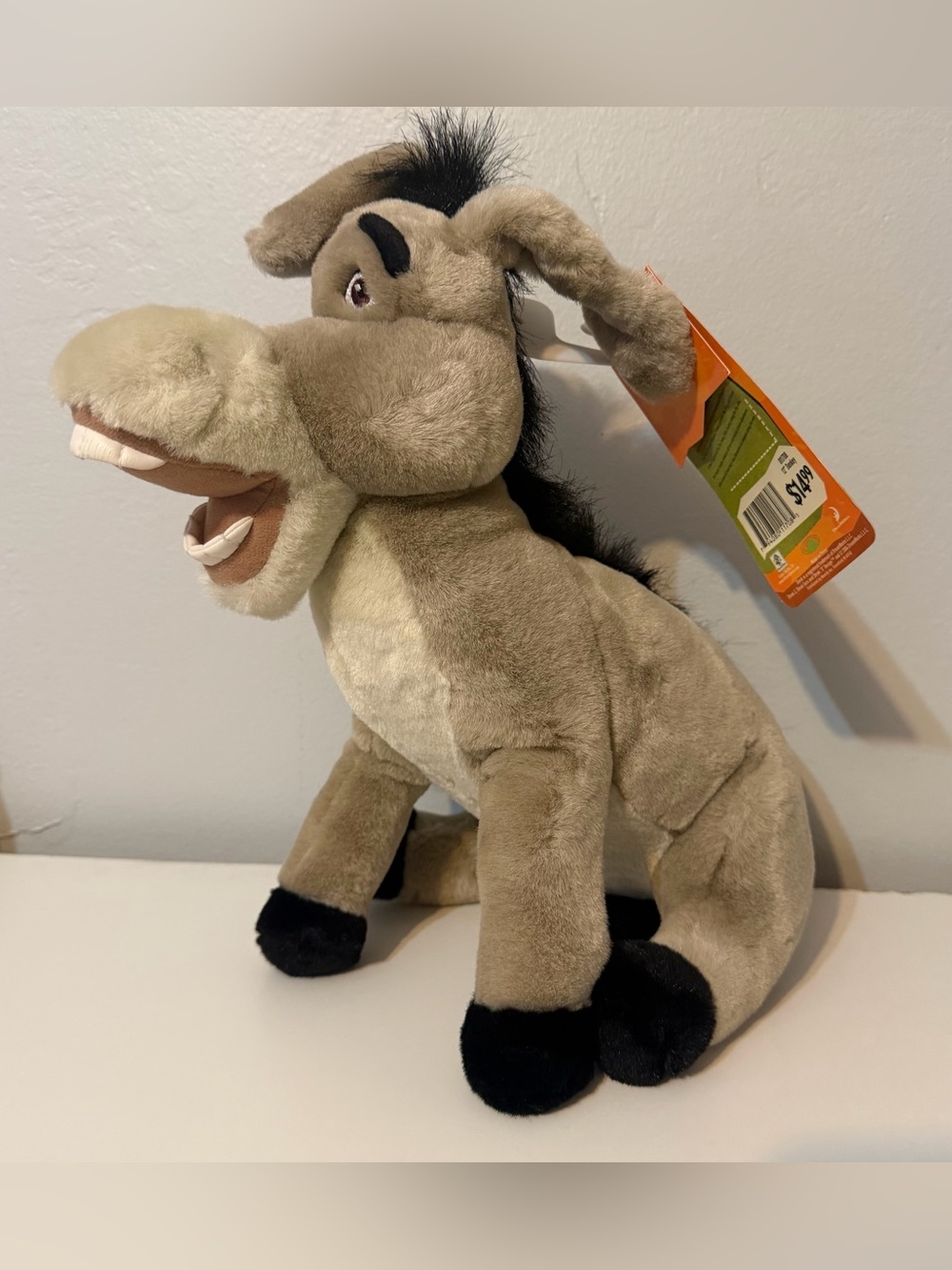 Vintage 2004 Shrek 2 Donkey Plush & Interactive Book - Picture 6 of 10
